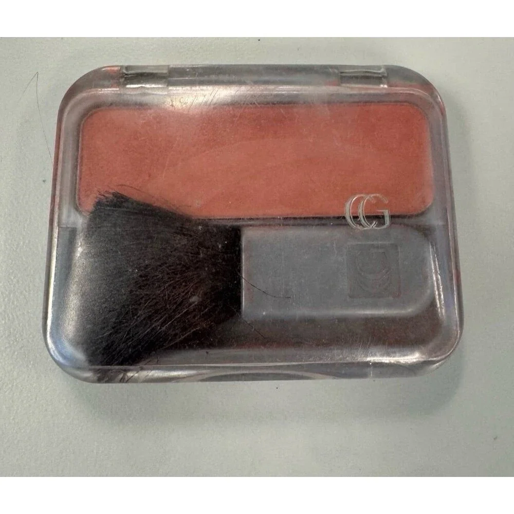 COVERGIRL Cheekers Blush 150 Pretty Peach 3g 0.12 oz Mini Compact Powder Talc